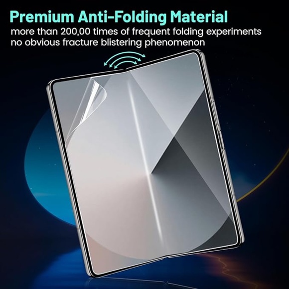 New Samsung Galaxy Z Fold 6 Screen Protector, 2 Pack - Picture 4 of 6
